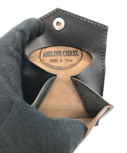 Schott（ショット）shott (ショット) ANILINE CHRXL (アニリン クロムエクセル) 3つ折り財布 ブラックの古着・服飾アイテム