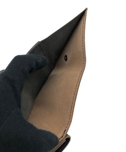 Schott（ショット）shott (ショット) ANILINE CHRXL (アニリン クロムエクセル) 3つ折り財布 ブラックの古着・服飾アイテム