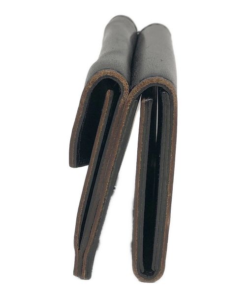 Schott（ショット）shott (ショット) ANILINE CHRXL (アニリン クロムエクセル) 3つ折り財布 ブラックの古着・服飾アイテム