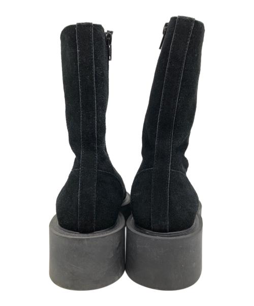 UNTISHOLD（アンチショルド）UNTISHOLD (アンチショルド) Banu-8レースアップブーツ ブラック サイズ:37の古着・服飾アイテム