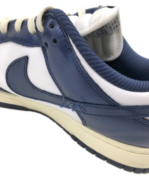 NIKE（ナイキ）NIKE (ナイキ) WMNS Dunk Low PRM(ウィメンズ ダンク ロー PRM) ネイビー サイズ:UK9の古着・服飾アイテム