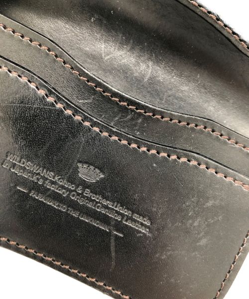 WILDSWANS（ワイルドスワンズ）WILDSWANS (ワイルドスワンズ) カードケース ブラックの古着・服飾アイテム