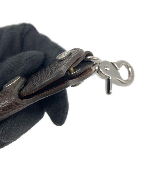 FUNNY（ファニー）FUNNY (ファニー) 型押しキーケース ブラウンの古着・服飾アイテム