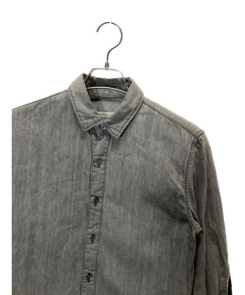 JOHN LAWRENCE SULLIVAN（ジョン ローレンス サリバン）JOHN LAWRENCE SULLIVAN (ジョンローレンスサリバン) エルボーパッチシャツ グレー サイズ:34の古着・服飾アイテム