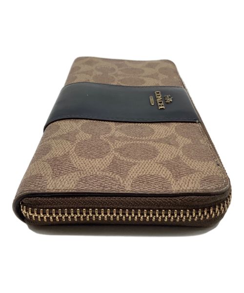 COACH（コーチ）COACH (コーチ) 長財布 ブラウンの古着・服飾アイテム
