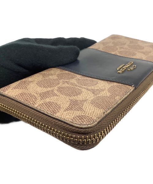 COACH（コーチ）COACH (コーチ) 長財布 ブラウンの古着・服飾アイテム