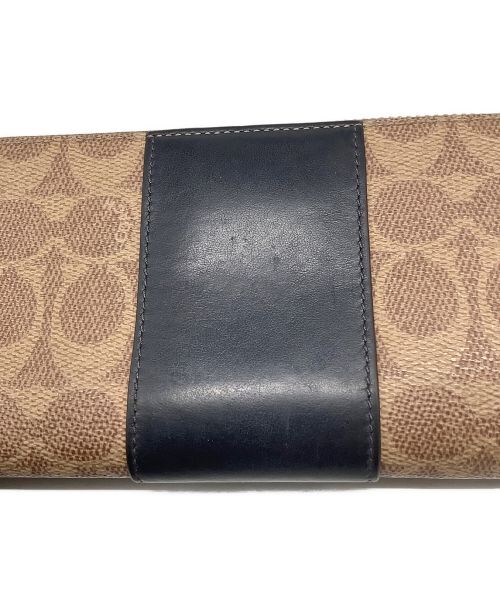 COACH（コーチ）COACH (コーチ) 長財布 ブラウンの古着・服飾アイテム