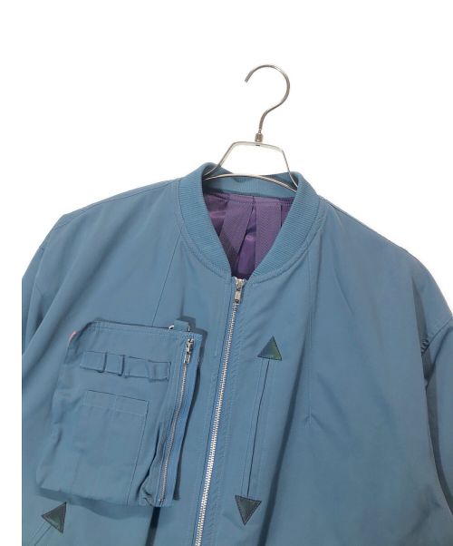 ENDRECHERI（エンドリケリー）ENDRECHERI (エンドリケリー) ジップアップブルゾン ブルー サイズ:FREEの古着・服飾アイテム