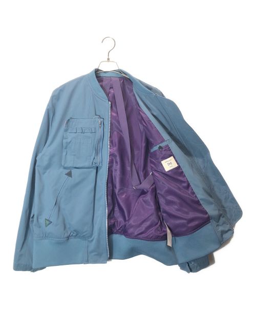 ENDRECHERI（エンドリケリー）ENDRECHERI (エンドリケリー) ジップアップブルゾン ブルー サイズ:FREEの古着・服飾アイテム