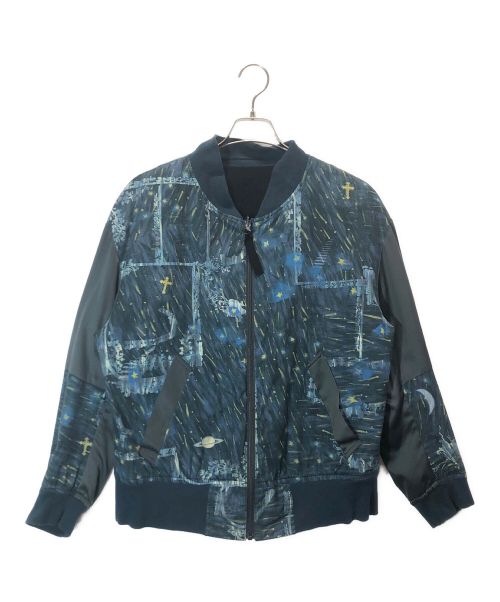 FRAPBOIS（フラボア）FRAPBOIS (フラボア) リバーシブルブルゾン グレー×ブラック サイズ:Ｍの古着・服飾アイテム