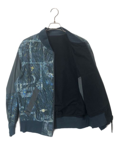 FRAPBOIS（フラボア）FRAPBOIS (フラボア) リバーシブルブルゾン グレー×ブラック サイズ:Ｍの古着・服飾アイテム