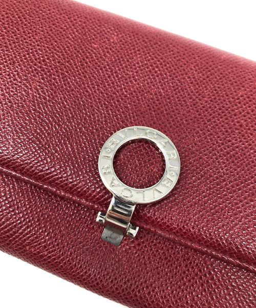 BVLGARI（ブルガリ）BVLGARI (ブルガリ) 長財布 レッドの古着・服飾アイテム