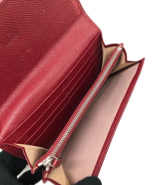 BVLGARI（ブルガリ）BVLGARI (ブルガリ) 長財布 レッドの古着・服飾アイテム