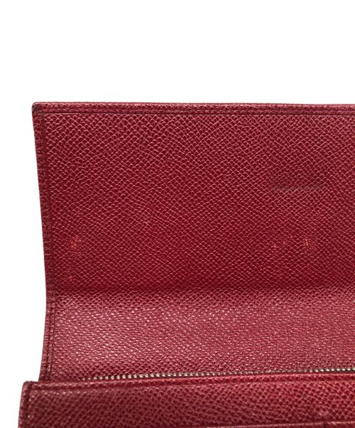 BVLGARI（ブルガリ）BVLGARI (ブルガリ) 長財布 レッドの古着・服飾アイテム