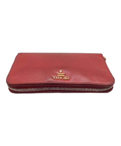 PRADA（プラダ）PRADA (プラダ) 長財布 レッドの古着・服飾アイテム
