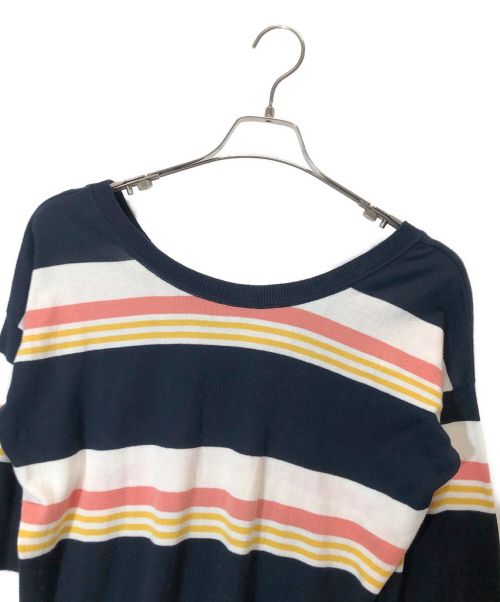 maison kitsune（メゾンキツネ）maison kitsune (メゾンキツネ) ニット ブラック×ホワイト サイズ:SIZEＳの古着・服飾アイテム