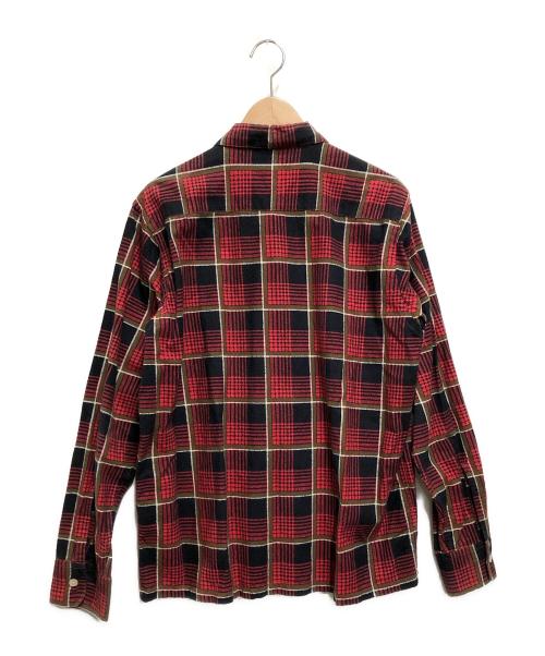 South2 West8（サウスツー ウエストエイト）South2 West8 (サウスツー ウエストエイト) チェックシャツ レッド×ブラック サイズ:ＳＩＺＥ　Ｍの古着・服飾アイテム