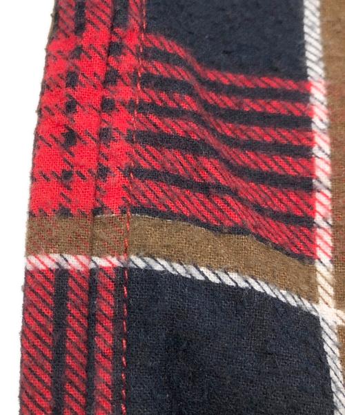 South2 West8（サウスツー ウエストエイト）South2 West8 (サウスツー ウエストエイト) チェックシャツ レッド×ブラック サイズ:ＳＩＺＥ　Ｍの古着・服飾アイテム