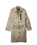 Karl Lagerfeldカール ラガーフェルド）の古着「ステンカラーコート」｜ベージュ