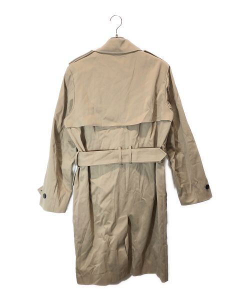 Karl Lagerfeld（カール ラガーフェルド）Karl Lagerfeld (カール ラガーフェルド) ステンカラーコート ベージュ サイズ:XSの古着・服飾アイテム