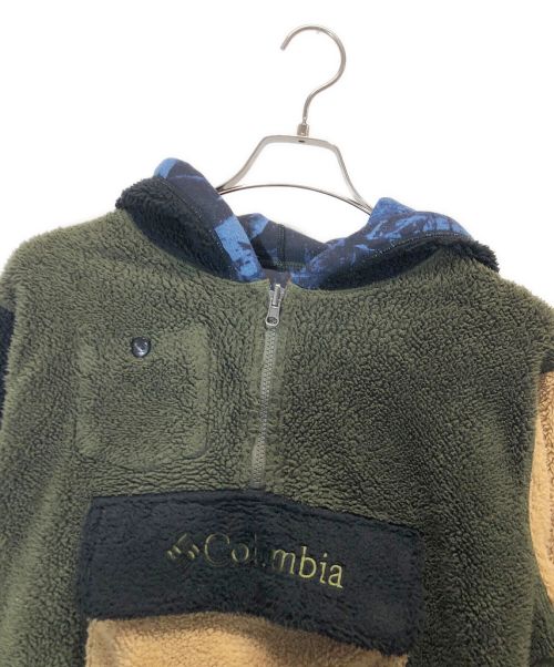 Columbia（コロンビア）Columbia (コロンビア) カットバンクストレイトジャケット ブラック×ベージュ×オリーブ サイズ:Sの古着・服飾アイテム