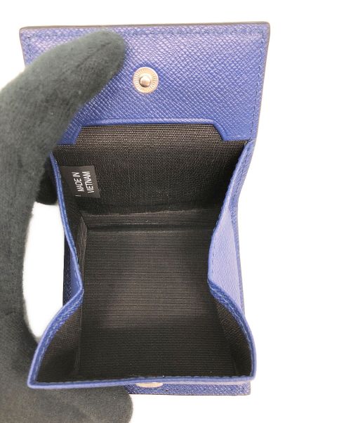 LANVIN（ランバン）LANVIN (ランバン) コインケース ブルー×ブラックの古着・服飾アイテム