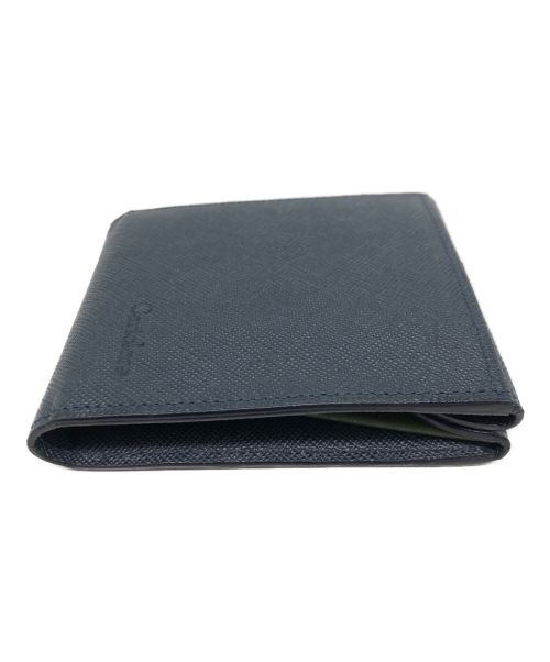 Cartolare（カルトラーレ）Cartolare (カルトラーレ) 2つ折り財布 ネイビーの古着・服飾アイテム