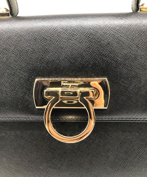 Salvatore Ferragamo（サルヴァトーレ フェラガモ）Salvatore Ferragamo (サルヴァトーレ フェラガモ) 2WAYバッグ ブラックの古着・服飾アイテム