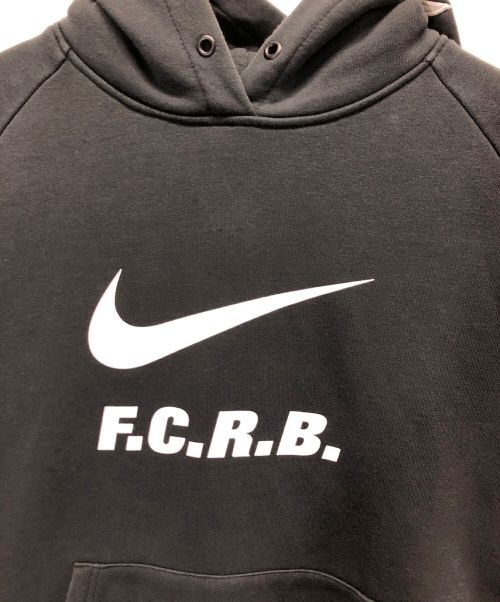 NIKE（ナイキ）NIKE (ナイキ) F.C.R.B. (エフシーアールビー) LOGO SWOOSH HOODY ブラック サイズ:Lの古着・服飾アイテム