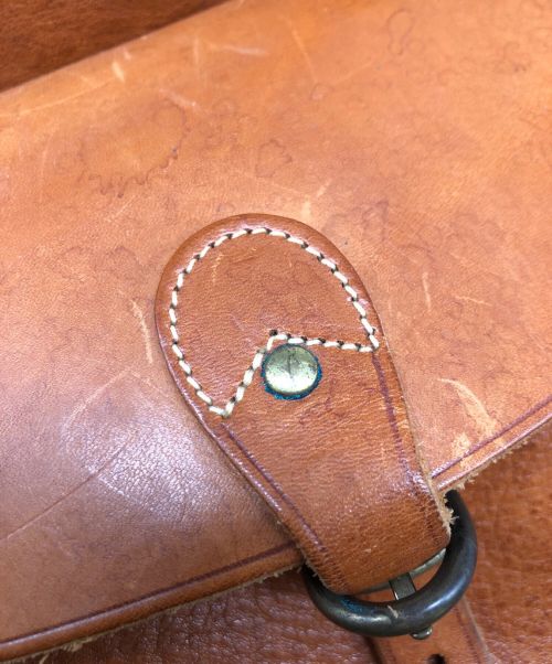 IL BISONTE（イル ビゾンテ）IL BISONTE (イル ビゾンテ) キャンディバッグ イエロー×ブラウンの古着・服飾アイテム