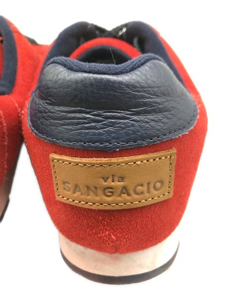 via SANGACIO（ヴィア・サンガチオ）via SANGACIO (ヴィア・サンガチオ) スニーカー レッド×ネイビー サイズ:SIZE 28cm(US10)の古着・服飾アイテム