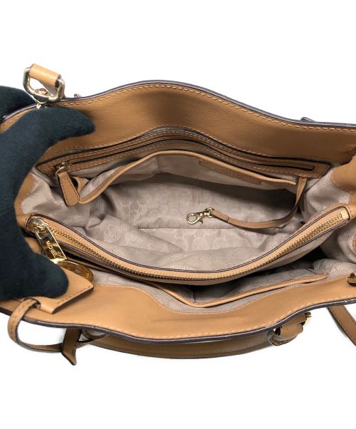 MICHAEL KORS（マイケル・コース）MICHAEL KORS (マイケルコース) トートバッグ ブラウンの古着・服飾アイテム