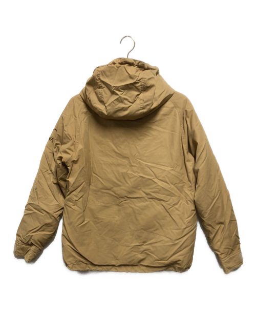 Manastash（マナスタッシュ）Manastash (マナスタッシュ) NANGA (ナンガ) ダウンジャケット ベージュ×パープル サイズ:Mの古着・服飾アイテム