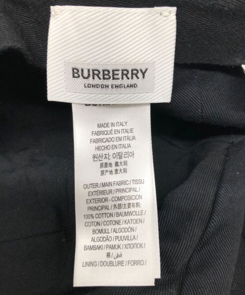 BURBERRY（バーバリー）BURBERRY (バーバリー) キャップ ブラック サイズ:Ｍの古着・服飾アイテム