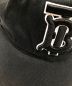 中古・古着 BURBERRY (バーバリー) キャップ ブラック サイズ:Ｍ：14000円