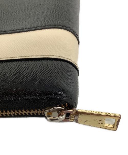 MARC JACOBS（マークジェイコブズ）MARC JACOBS (マーク ジェイコブス) 長財布 ベージュ×ブラックの古着・服飾アイテム