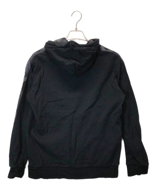 BLACK LABEL CRESTBRIDGE（ブラックレーベル クレストブリッジ）BLACK LABEL CRESTBRIDGE (ブラックレーベル クレストブリッジ) プルオーバーパーカー ブラック サイズ:Ｍの古着・服飾アイテム