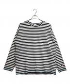 Championチャンピオン）の古着「ロングスリーブTシャツ」｜ブラック×ホワイト