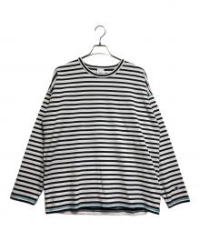 Champion（チャンピオン）の古着「ロングスリーブTシャツ」｜ブラック×ホワイト