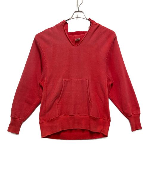 Champion（チャンピオン）Champion (チャンピオン) 70s 目無し リバースウィーブスウェットパーカー レッド サイズ:Lの古着・服飾アイテム
