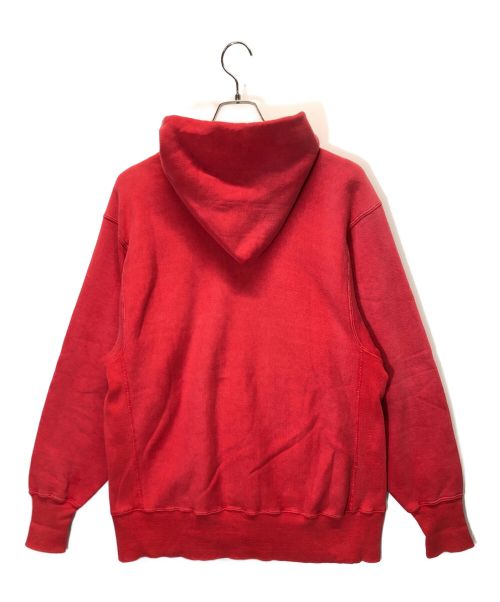 Champion（チャンピオン）Champion (チャンピオン) 70s 目無し リバースウィーブスウェットパーカー レッド サイズ:Lの古着・服飾アイテム