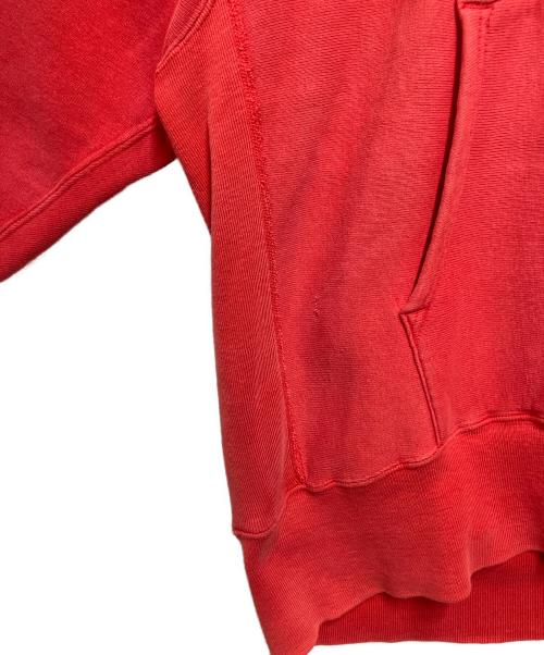Champion（チャンピオン）Champion (チャンピオン) 70s 目無し リバースウィーブスウェットパーカー レッド サイズ:Lの古着・服飾アイテム