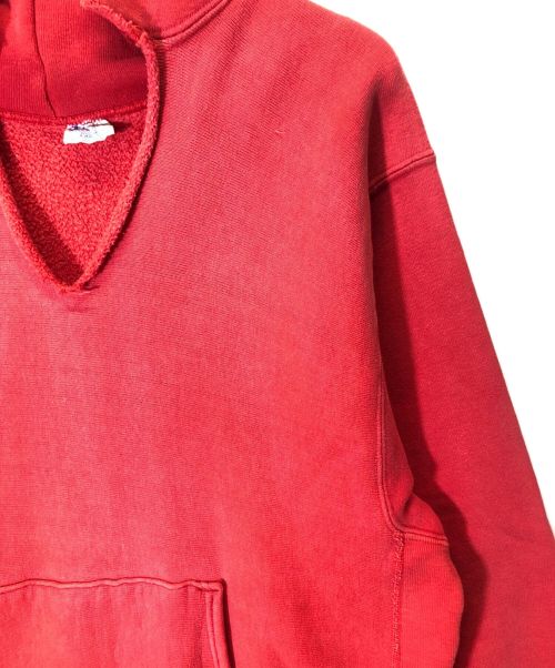 Champion（チャンピオン）Champion (チャンピオン) 70s 目無し リバースウィーブスウェットパーカー レッド サイズ:Lの古着・服飾アイテム