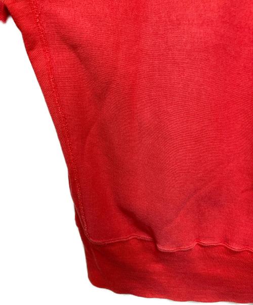 Champion（チャンピオン）Champion (チャンピオン) 70s 目無し リバースウィーブスウェットパーカー レッド サイズ:Lの古着・服飾アイテム