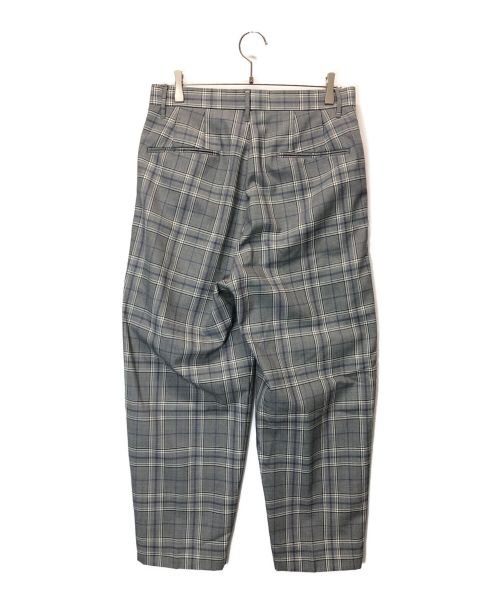 MONKEY TIME（モンキータイム）MONKEY TIME (モンキータイム) TW GLEN/PLD WIDE 1P PANTS グレー サイズ:Mの古着・服飾アイテム