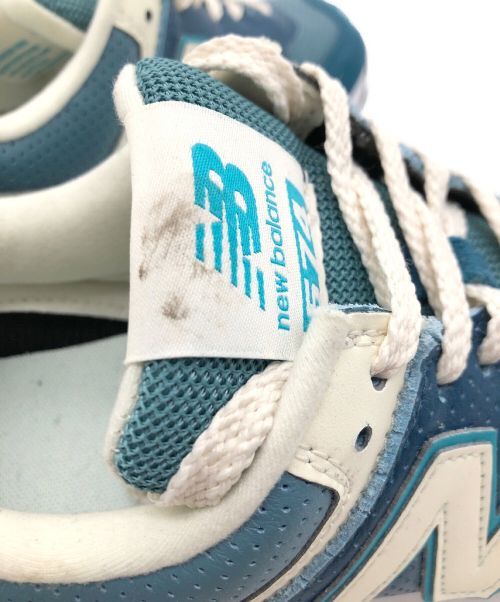 NEW BALANCE（ニューバランス）NEW BALANCE (ニューバランス) 574 ブルー×ホワイト サイズ:SIZE 25.5cm(US M7.5)の古着・服飾アイテム