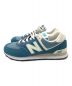 NEW BALANCE (ニューバランス) 574 ブルー×ホワイト サイズ:SIZE 25.5cm(US M7.5)：6000円