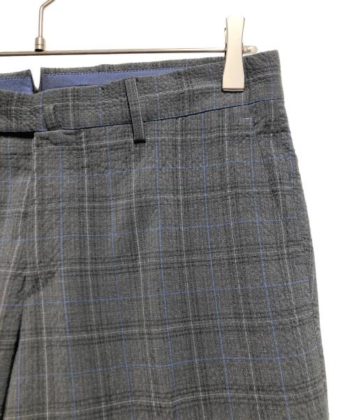 PT TORINO（ピーティートリノ）PT TORINO (ピーティートリノ) チェックパンツ ブルー×グレー サイズ:44の古着・服飾アイテム