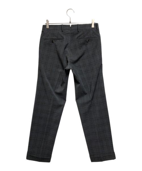 PT TORINO（ピーティートリノ）PT TORINO (ピーティートリノ) チェックパンツ ブルー×グレー サイズ:44の古着・服飾アイテム