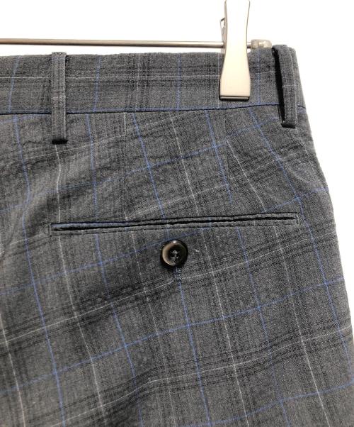 PT TORINO（ピーティートリノ）PT TORINO (ピーティートリノ) チェックパンツ ブルー×グレー サイズ:44の古着・服飾アイテム